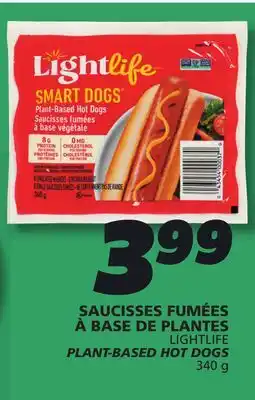 IGA LIGHTLIFE PLANT-BASED HOT DOGS offer