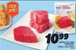 IGA SEA DELIGHT FROZEN TUNA STEAKS offer