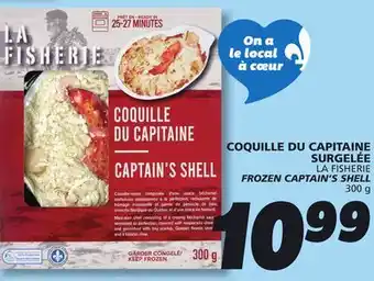 IGA LA FISHERIE FROZEN CAPTAIN'S SHELL offer