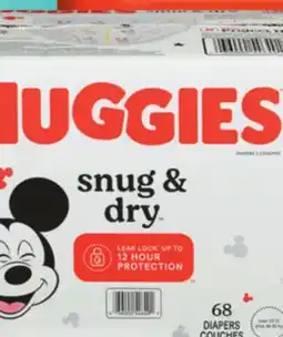 IGA HUGGIES DIAPERS offer