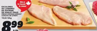 IGA FRESH CHICKEN BREAST CUTLETS OR STRIPS offer