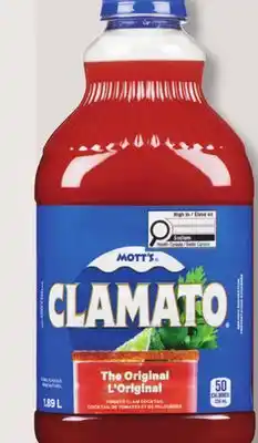 IGA CLAMATO TOMATO CLAM offer