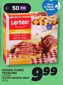 IGA LESTERS SLICED SMOKED MEAT offer