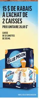 Metro CAISSE DE 12 CANETTES DE 355 ML BLUE MOON offer