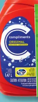 IGA COMPLIMENTS LAUNDRY DETERGENT offer