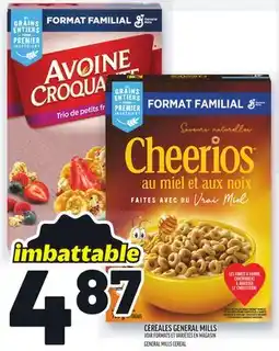 Metro CÉRÉALES GENERAL MILLS | GENERAL MILLS CEREAL offer