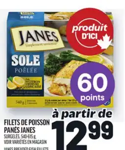 Metro FILETS DE POISSON PANÉS JANES |JANES BREADED FISH FILLETS offer