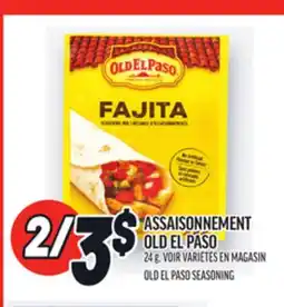 Metro ASSAISONNEMENT OLD EL PASO | OLD EL PASO SEASONING offer