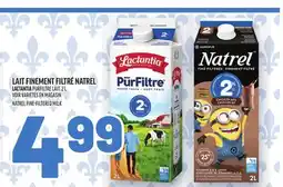 Metro LAIT FINEMENT FILTRÉ NATREL | NATREL FINE-FILTERED MILK offer