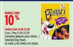 Canadian Tire Purina Selected Dog Treats offer