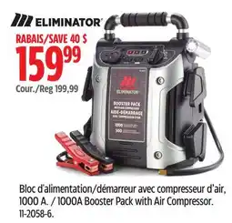 Canadian Tire Motomaster 1000A Booster Pack with Air Compressor offer