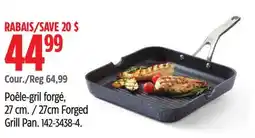 Canadian Tire Heritage 27cm Forged Grill Pan offer