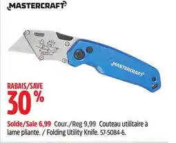 Canadian Tire Mastercraft Folding Utility Knife offer