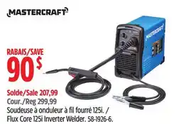 Canadian Tire MASTERCRAFT Flux Core 125i Inverter Welder offer