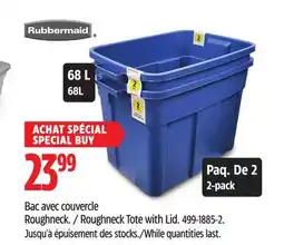 Canadian Tire Rubbermaid Roughneck Tote with Lid offer