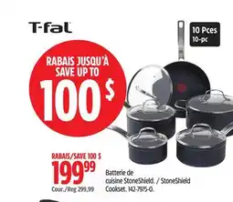 Canadian Tire T-Fal StoneShield Cookset offer