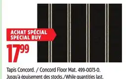 Canadian Tire Concord Floor Mat offer