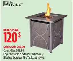 Canadian Tire For Living Bluebay Outdoor Fire Table offer