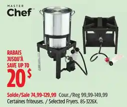 Canadian Tire Master Chef Selected Fryers offer