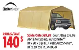 Canadian Tire Peak AutoShelter offer