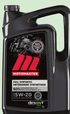 Canadian Tire MotoMaster Synthetic Motor Oil offer