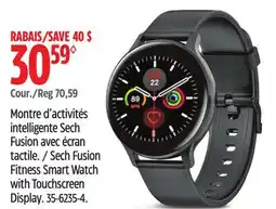 Canadian Tire Vendor Brand Sech Fusion Fitness Smart Watch with Touchscreen Display offer