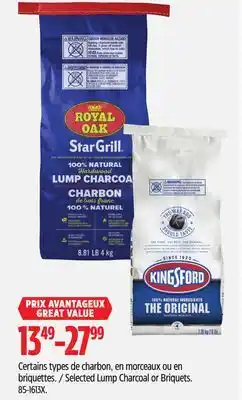 Canadian Tire Royal Oak Selected Lump Charcoal or Briquets offer