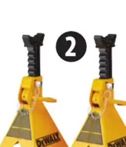 Canadian Tire DeWALT 3-Ton Double Locking Axle Stands offer