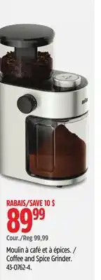 Canadian Tire Coffee and Spice Grinder offer