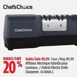 Canadian Tire Hybrid Electric Knife Sharpener offer