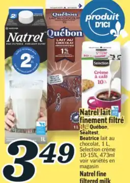 Marché Richelieu NATREL LAIT FINEMENT FILTRÉ | NATREL FINE FILTERED MILK offer