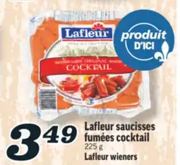 Marché Richelieu LAFLEUR SAUCISSES FUMÉES COCKTAIL | LAFLEUR WIENERS offer