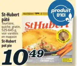 Marché Richelieu ST-HUBERT PÂTÉ | ST-HUBERT POT PIE offer