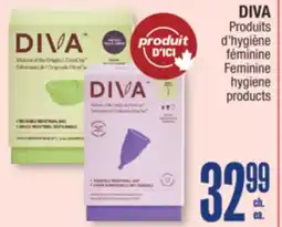 Jean Coutu DIVA Feminine hygiene products offer