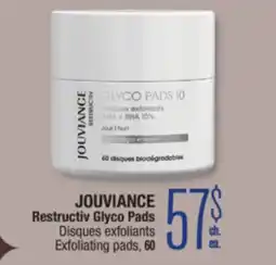 Jean Coutu JOUVIANCE Restructiv Glyco Pads Exfoliating pads offer