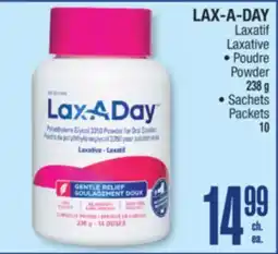 Jean Coutu LAX-A-DAY Laxative offer