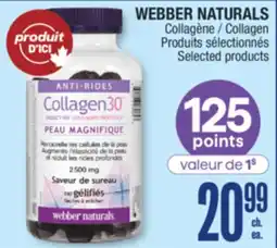 Jean Coutu WEBBER NATURALS Collagen Selected products offer