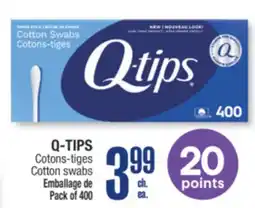 Jean Coutu Q-TIPS Cotton swabs offer