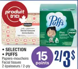 Jean Coutu SELECTION, PUFFS Facial tissues offer