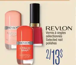 Jean Coutu REVLON Selected nail polishes offer