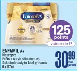 Jean Coutu ENFAMIL A+ Neuropro Selected ready to feed products offer