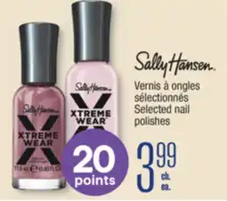 Jean Coutu Sally Hansen Selected nail polishes offer