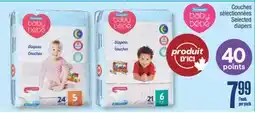 Jean Coutu PERSONNELLE Selected diapers offer