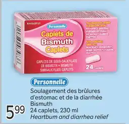 Brunet PERSONNELLE Soulagement des brûlures d'estomac et de la diarrhée Bismuth offer