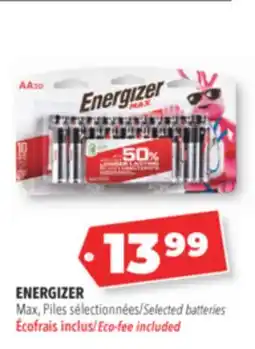 Familiprix ENERGIZER Selected batteries offer