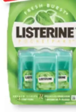 Familiprix Listerine Pocketpaks fresh burst breath strips 72un offer