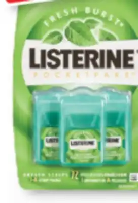 Familiprix Listerine Pocketpaks fresh burst breath strips 72un offer