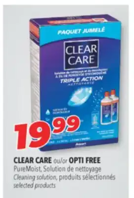 Familiprix CLEAR CARE or OPTI FREE, Cleaning solution offer