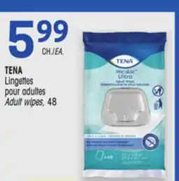 Uniprix TENA Lingettes pour adultes/Adult wipes offer