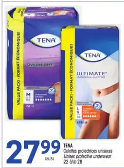 Uniprix TENA Culottes protectrices unisexes / Unisex protective underwear offer